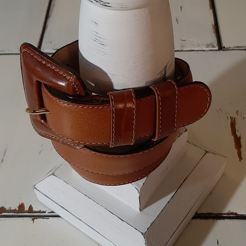 Charter Club Belt Leather Made in Italy